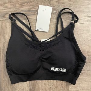 Gymshark Energy+ Seamless Sports Bra - Black NWT